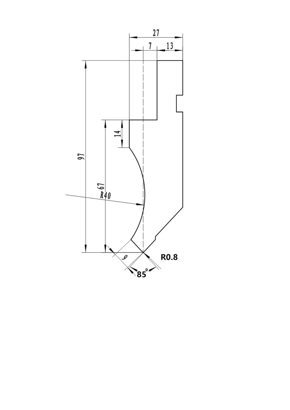 H67  4V DIES drawing