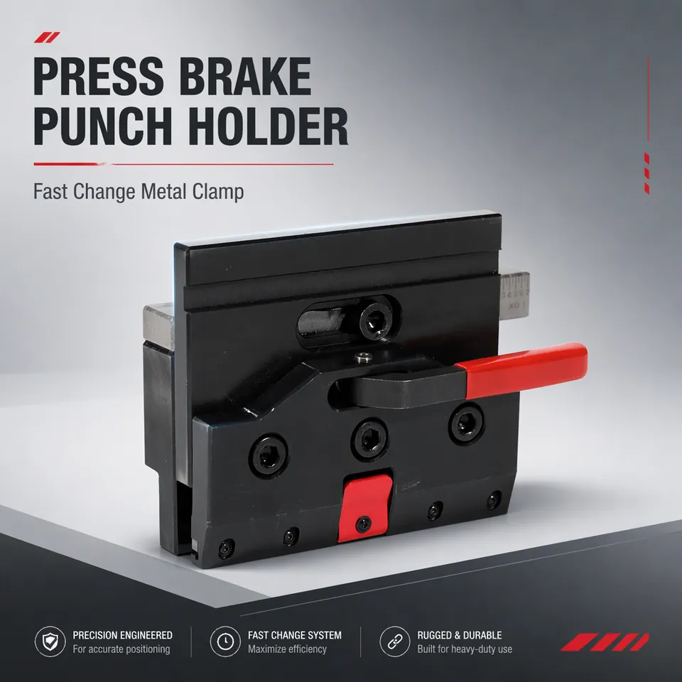 Custom punch holder clamp manufactured to drawing